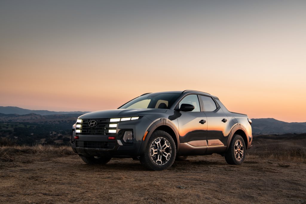 2025 m. Hyundai Santa Cruz XRT pavadintas kompaktišku Teksaso sunkvežimiu