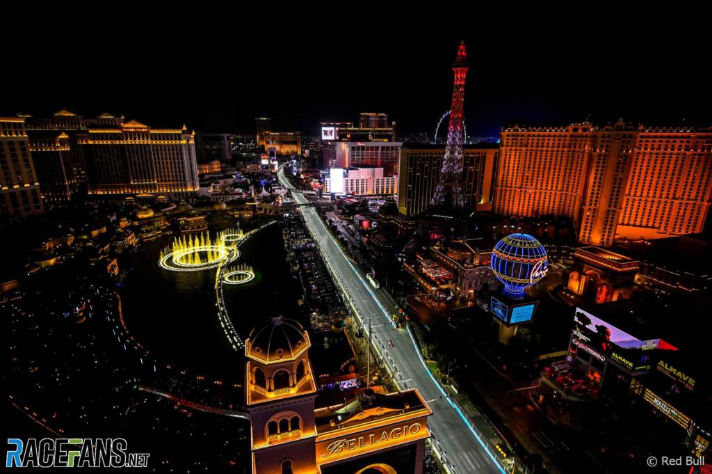 F1 tiesiogiai: 2024 m. Las Vegaso Grand Prix trečioji treniruotė