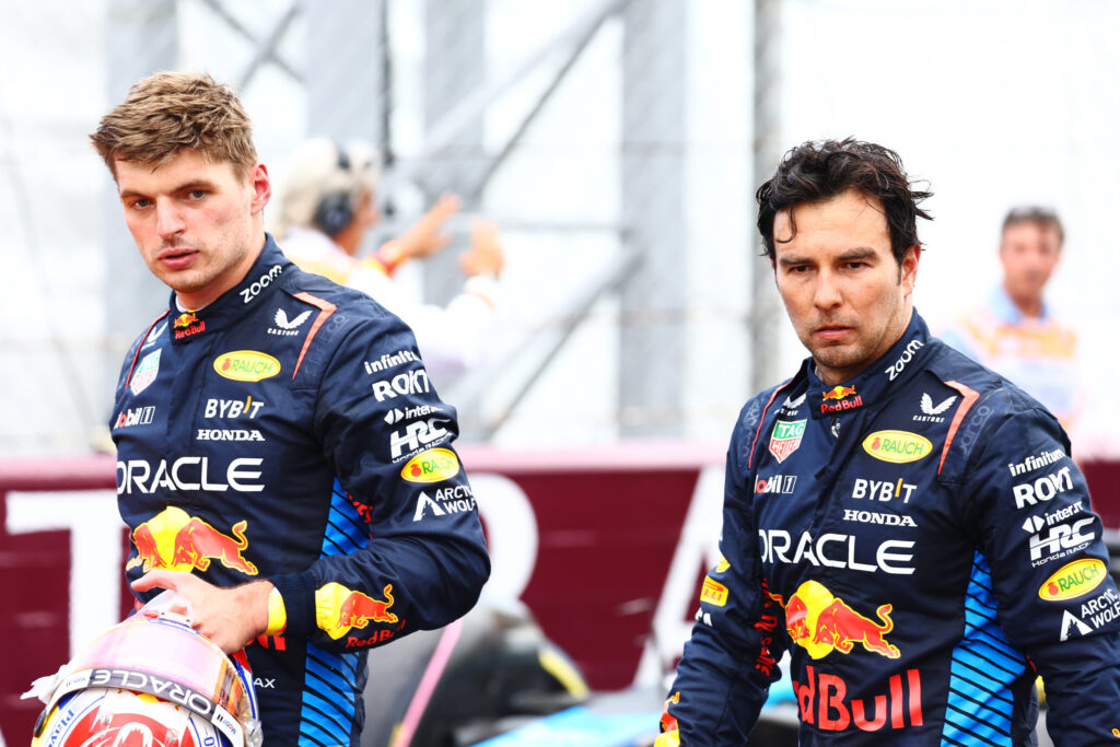 Galutinis Perezo rezultatas prieš Verstappeną