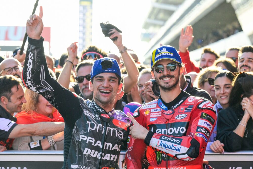 Tardozzi liepė Bagnaia „nustoti būti džentelmenu“ „MotoGP 2024“.