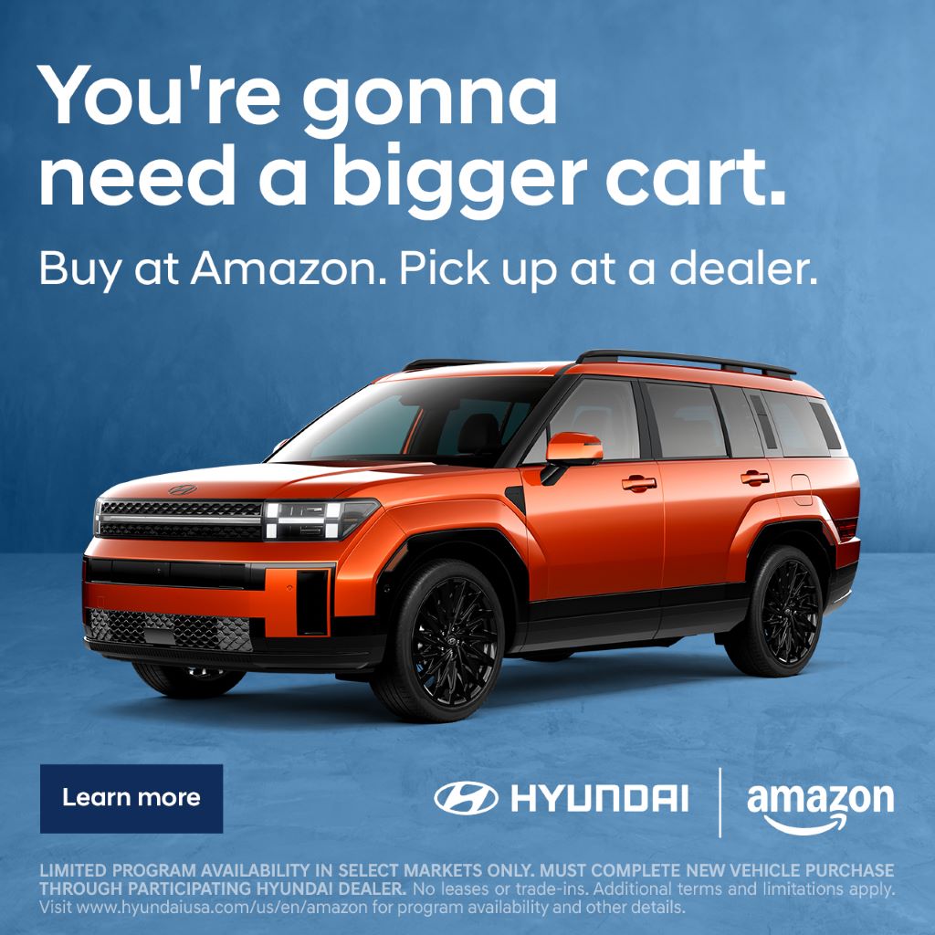 „Hyundai“ transporto priemones galima „Pridėti į krepšelį“ „Amazon Autos“ –
