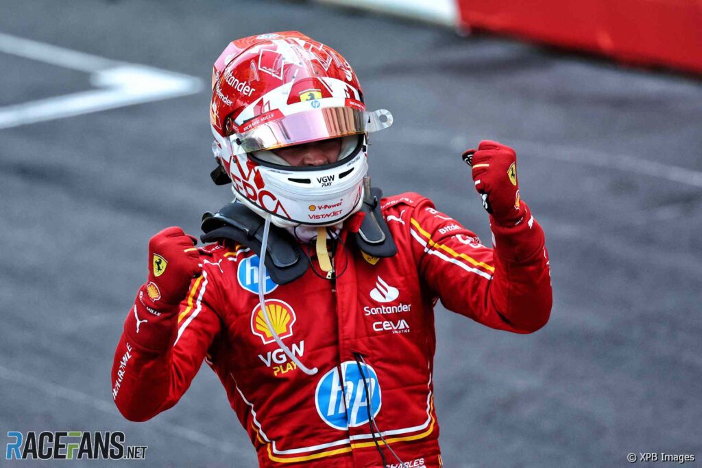 2024 m. Formulė 1 vairuotojo reitingas Nr. 2: „LeClerc“ ·
