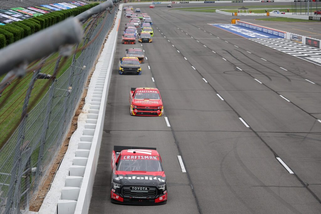 „NASCAR Craftsman“ sunkvežimių serija „Pocono Raceway“ peržiūroje ir prognozės