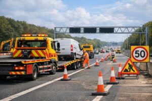 Nemokamo atkūrimo ženklo supratimas atliekant kelio darbus